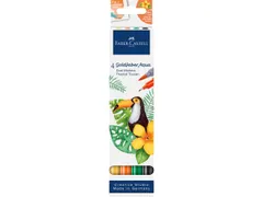 Duo aquarelmarker Faber-Castell Goldfaber kartonetui 4 stuks Tropical