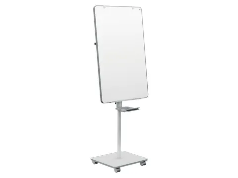 Nobo Move & Meet Mobiele Flipover 70x100cm staal grijs