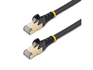 0.5m CAT6A Ethernet kabel zwart Stp - 1