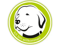 aanwijzingsbord,Honden welkom,folie,groen/wit/zwart,zelfklevend