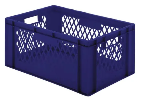 Euronorm-Stapelbak 51l H X L X B 270x600x400mm Blauw