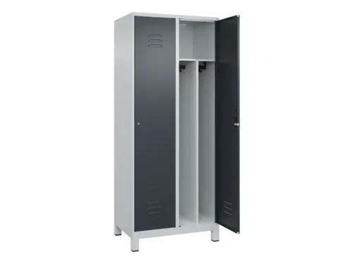 locker voor scheiding van kleding,HxBxD 1950x800x500mm,2vak