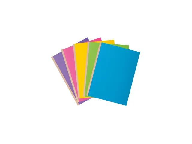 Dossiermappen balg en linnen rug ROCK''S 320g/m2 24x32cm Assorti