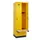 locker met bank,HxBxD 1950x600x815mm,2vak,vak B 300mm,draaigrendel