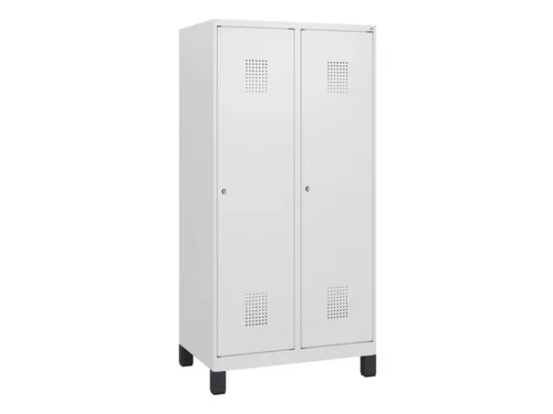 schoollocker,HxBxD 1630x800x500mm,2vak,vak B 400mm,cil.-slot,voeten