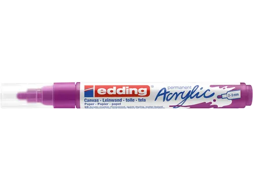 Acrylmarker edding e-5100 medium bessen rood