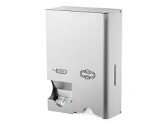 MediQo-line Maandverband- & tampondispenser klein RVS, MQSTB E