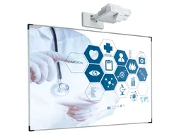Projectiebord 120x214cm 16:9 mat wit Extraflat