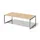 vergadertafel/directiebureau,HxBxD 740x2400x1200mm,rechthoekig