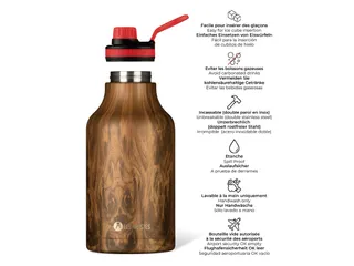 Thermosfles 2.0 Les Artistes Paris 2000ml Wood - 2