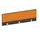 baliepaneel bureau aanbouw achter NV bruin hickory BN3005-geel 1400mm