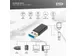 USB Type-C-adapter Type A naar CM/F 3A 5GB 3.0-versie Zwart