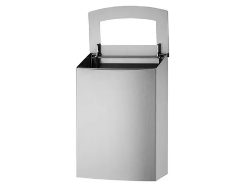 Afvalbak 20 Liter RVS Fingerprint Proof Open