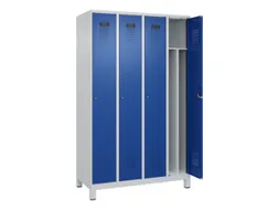 locker voor scheiding van kleding,HxBxD 1950x1200x500mm,4vak