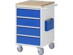 gereedschapswagen,HxBxD 975x580x650mm,beukblad,draagverm. 450kg