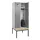 locker met bank,HxBxD 2120x800x815mm,2vak,vak B 400mm,draaigrendel
