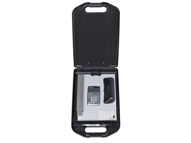 Porte-bloc avec compartiment MAULbreed A4 portrait ouverture petit cô
