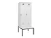 locker met bank,voor scheiding van kleding,HxBxD 2120x800x815mm,2vak