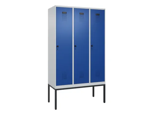 locker,HxBxD 2120x1200x500mm,3vak,vak B 400mm,draaigrendel