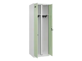 locker voor scheiding van kleding,HxBxD 1850x600x500mm,2vak - 1