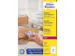 Verzendetiket Avery Block-out, 99,1 x 67,7mm wit doos 100 vel, 8 etike