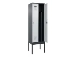 locker voor scheiding van kleding,HxBxD 2120x600x500mm,2vak