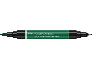 Tekenstift Faber-Castell Pitt Artist Pen duo marker 264 donker phthalo - 4