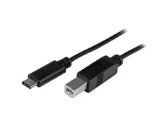 1 meter USB-C naar USB-B kabel - USB 2.0