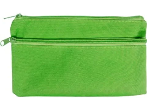 Trousse, Plat, Ft 21 X 11 Cm, Vert