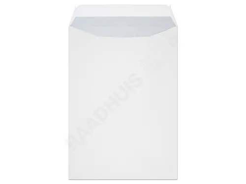Envelop Raadhuis 229x324 C4 VR akte plakstrip wit 120gr 25 stuks