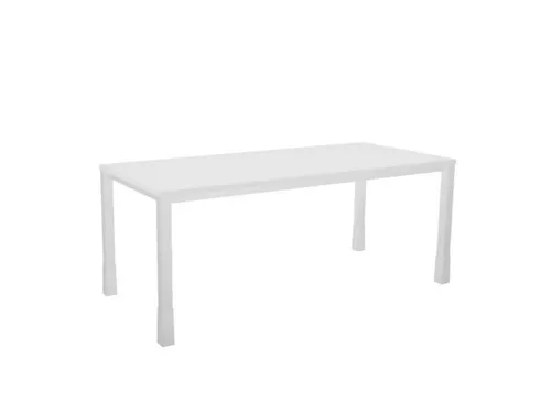 In hoogte verstelbaar bureau,HxBxD 720-840x1800x800mm,Bl-wit