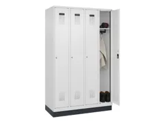 locker,HxBxD 1950x1200x500mm,4vak,vak B 300mm,cil.-slot,sokkel