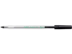 Balpen Bic Ecolutions round stic medium zwart