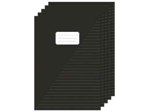 Schrift Kangaro A4 lijn zwart pak a 5 stuks