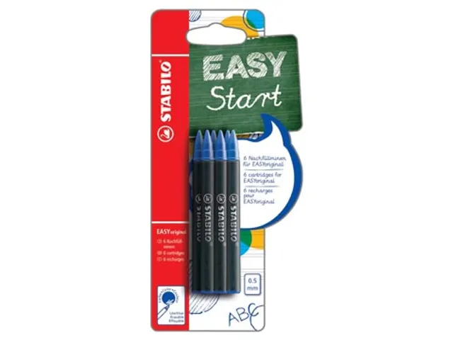EASYoriginal rollervulling, medium, 0,5mm blauw