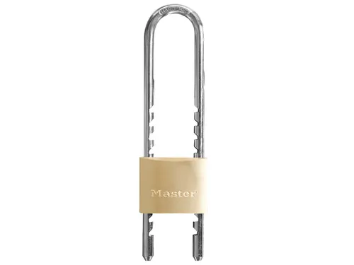 Hangslot MasterLock 1950EURDCC verstelbaar messing 50mm