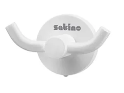 Kledinghaak Satino 2 haaks wit 332180