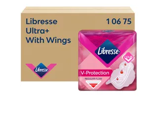 Libresse Ultra+ Regular maandverband met vleugels - 1