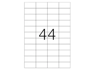 HERMA 4690 Weervaste Folie-etiketten A4 48,3x25,4mm Wit 1100 stuks - 3