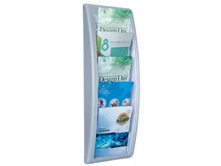 Paperflow Wandfolderhouder Zilver A5 - 1