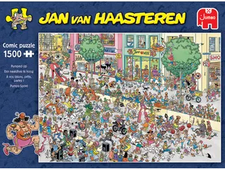 Jan van Haasteren Puzzel Een naaldhak te hoog 1500 stukjes - 1