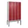dubbeldekse locker,HxBxD 2120x1200x500mm,4x2vak.,vak B 300mm