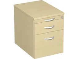 Ladenblok 570x430x600mm 1pennenlade 1lade 1hangmappenframe Esdoorn