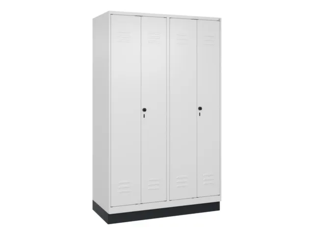 PBM-locker,HxBxD 1950x1200x500mm,4vak,vak B 300mm,draaigrendel