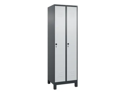 locker voor scheiding van kleding,HxBxD 1950x600x500mm,2vak