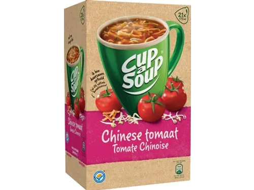 Cup-a-Soup Chinese tomaat, pak van 21 zakjes