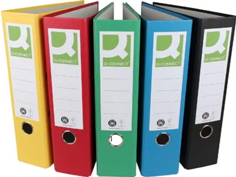 Ordner A4 uit Recycolor papier 80mm assorti