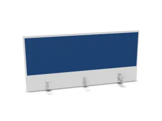 opzetpaneel,v. bureau,aanbouw achter,B 1200mm,Bl-wit,BN6016-blauw - 1