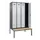 locker met bank,HxBxD 2120x1200x815mm,4vak,vak B 300mm,cilinderslot