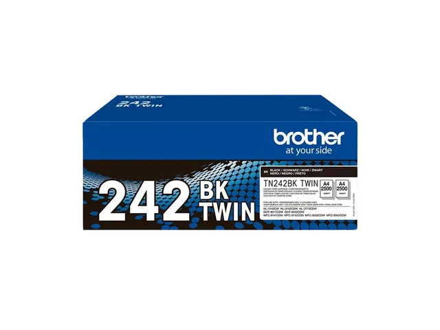 Brother TN-242BK Toner Zwart Dubbelpak TN242BKTWIN